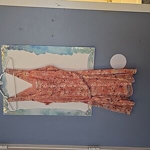 Sleeveless floral dress